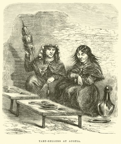 Vendedores de tartas en Acopia de Edouard Riou